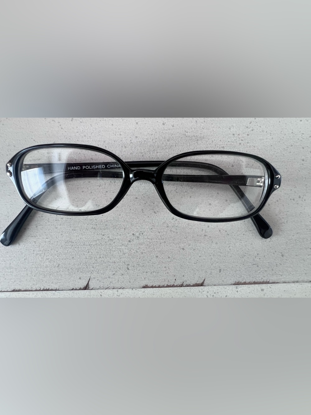 Black Oval Glasses- non prescription